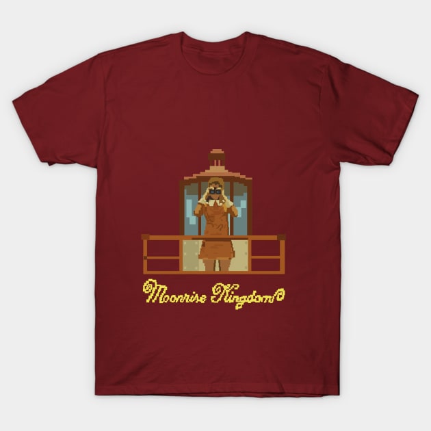 Moonrise Kingdom 8 Bits T-Shirt by Albaricoque